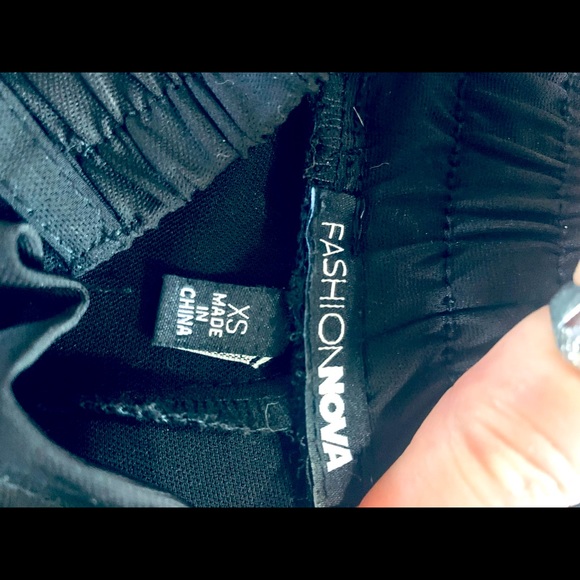 Fashion Nova Black Pants size XXS - Picture 3 of 3